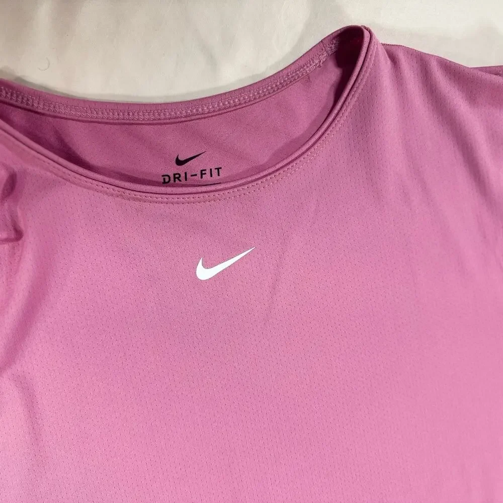 Nike Pro Dri-FIT Women’s Pink Long Sleeve Training Shirt XXL Slim Fit NWT